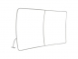 Preview: TexFrame bow, XXL, 6000x2280mm, incl. print